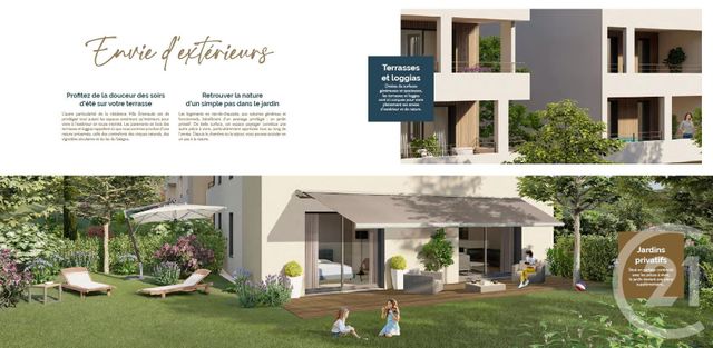 Appartement T4 à vendre - 4 pièces - 85.4 m2 - CLERMONT L HERAULT - 34 - LANGUEDOC-ROUSSILLON - Century 21 Agi Immobilier