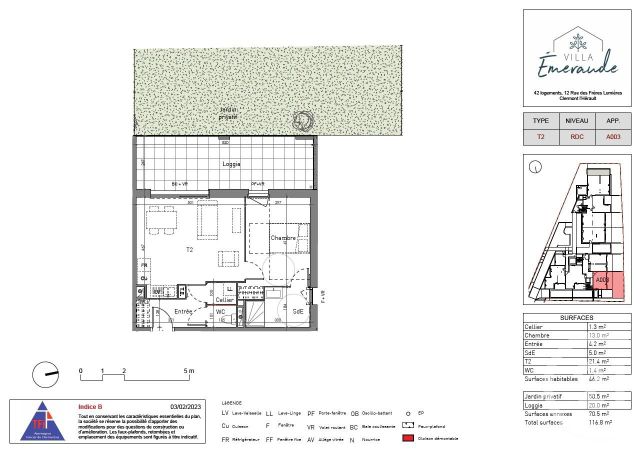 appartement - CLERMONT L HERAULT - 34