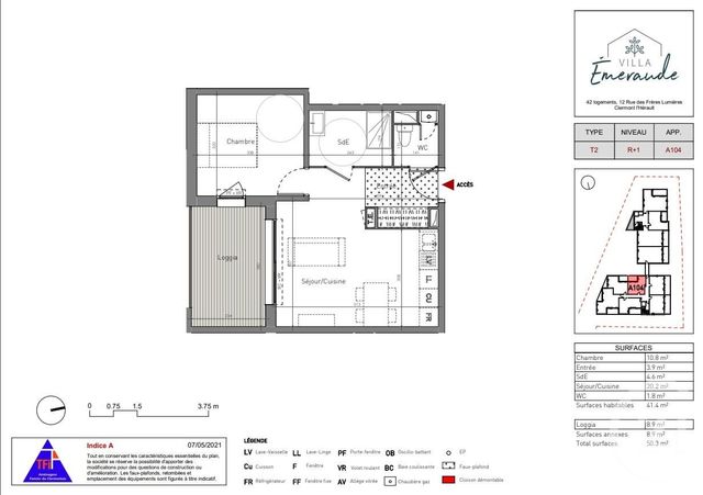 appartement - CLERMONT L HERAULT - 34